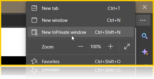 Opening A Private Browsing Session In Microsoft Edge Browser.png