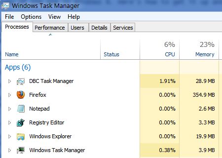 New task manager starts instead of old one