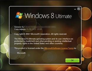 Leaked Official Windows 8 Screenshot
