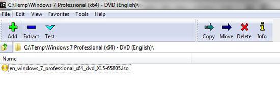 Open ISO file in Windows 7