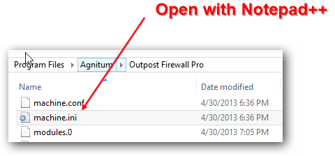 Open Agnitum Outpost Firewall Pro Machine Config Ini.png