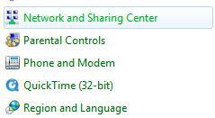 Open Network Sharing Center Now