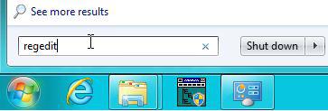 Open Windows 8 Registry Editor 