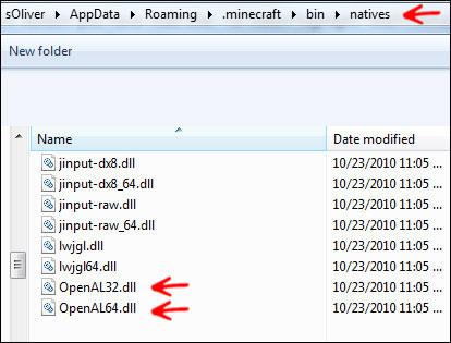 OpenAL32.dll Minecraft