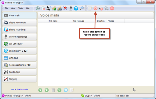 Pamela for Skype call recording