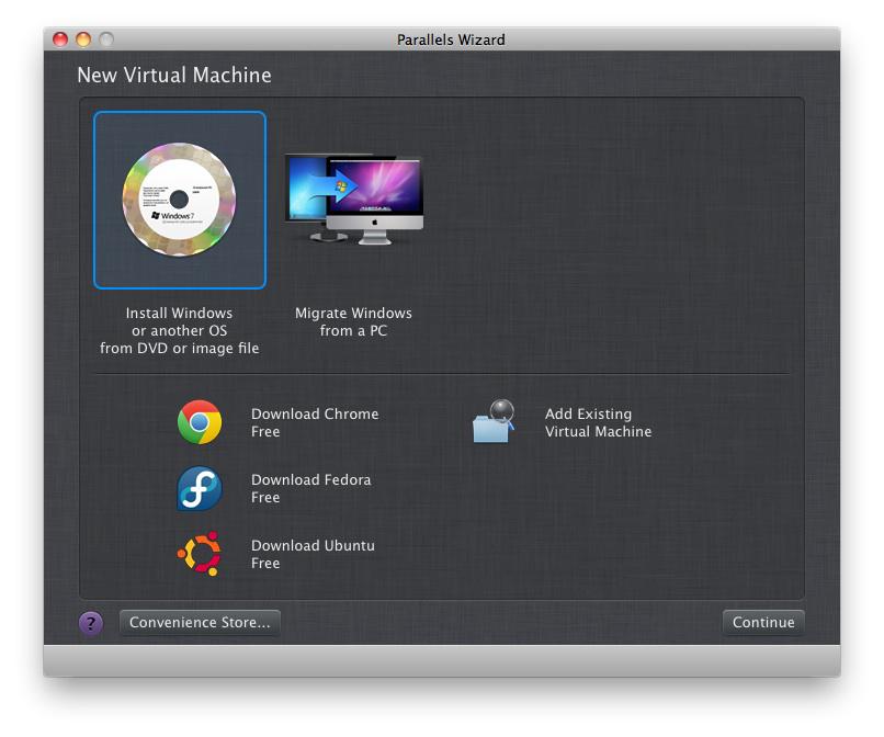 Parallels Windows 8 on Mac OS X