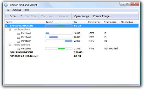 Partition Find and Mount