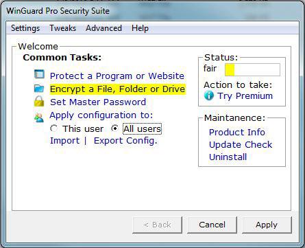 Password Protect folder Windows 7 Free