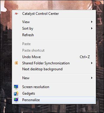 Personalize and customize Windows 7