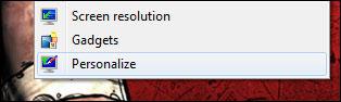 Personalize Windows 7 Desktop