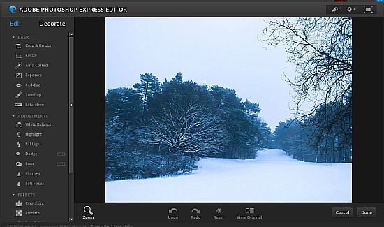 photoshop express editor