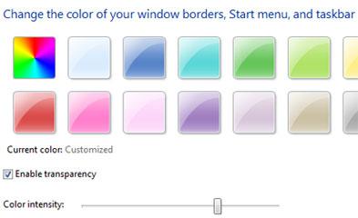 preview-how to change color appearance in windows 8