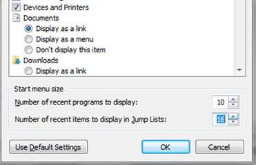 preview-how to increase number of windows 7 jump list entries