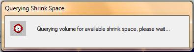 querying shrink space