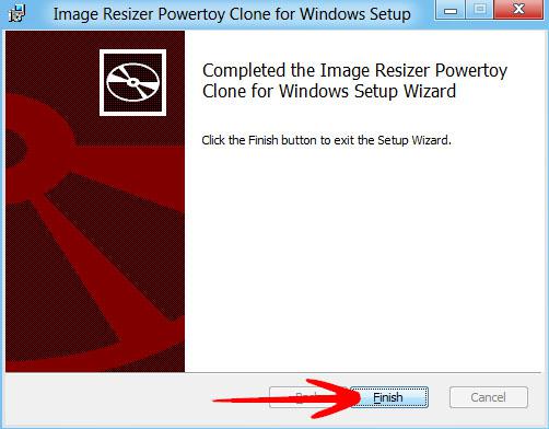 image resizer installed