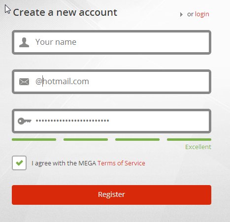 Registration Page