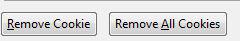 Remove cookies