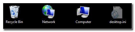 Remove desktop.ini in Windows 7