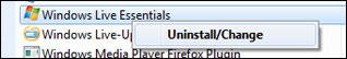 Remove Windows Live Messenger