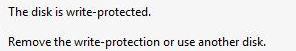Remove write protection from USB drives