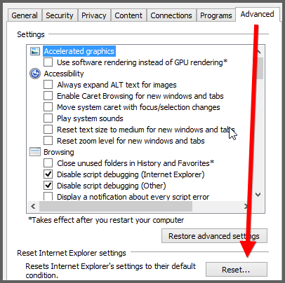 Resetting The Internet Explorer.png