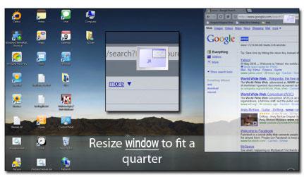 Resize Window in Windows 7