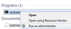 Run As Admin Cmd Exe