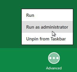 Running Windows 8 Apps As Administrator