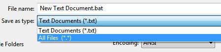 Save As Type All Files 1