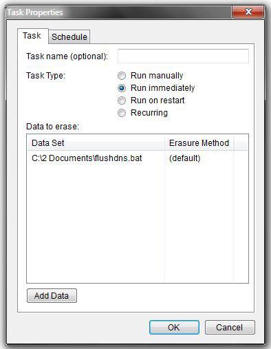 Secure file deletion