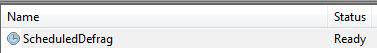 Scheduled Defrag