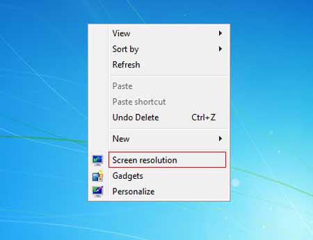 Screen Resolution dual monitors