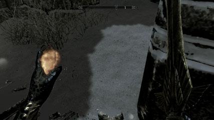 screenshot with low shadow resolution skyrim