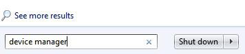 Searching Device Manager