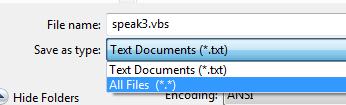 Select All Files For Vbs Speaking Script