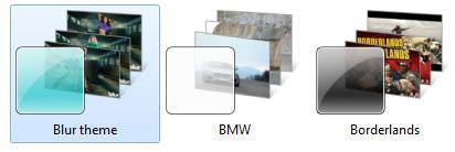 Selected Windows 7 Themes