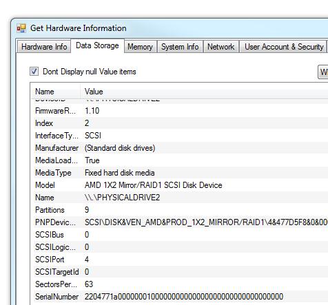 Serial Number For Hard Drive