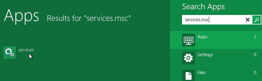 Services Msc Windows 8 1