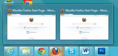 Shift click Firefox to open up a new program