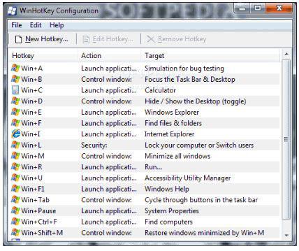 Shortcut Manager Windows 7