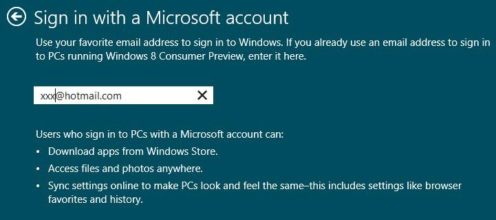 Sign In With A Microsoft Account Hotmail