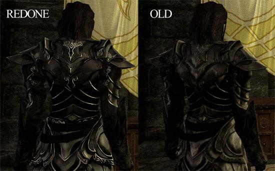 Skyrim Before And After Screenshots Armor Mod 1
