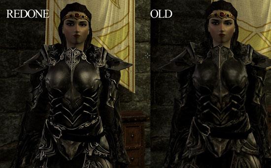 Skyrim Before And After Screenshots Armor Mod 2
