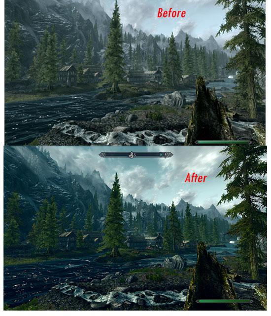 Skyrim Before and After Screenshots Mod 1
