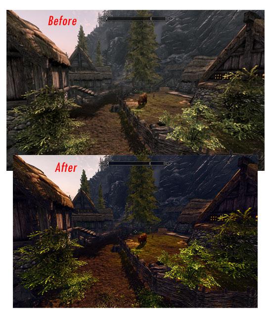 Skyrim Before and After Screenshots Mod 2