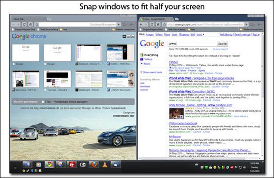 Snap Windows to fit your screen