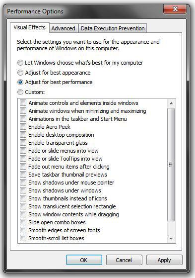 Speed up Windows 7 Netbook Performance