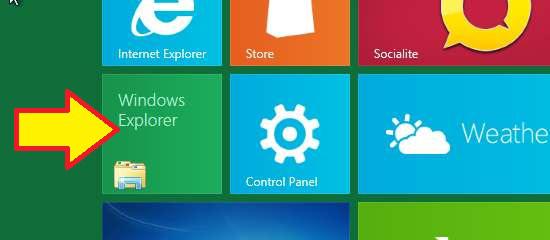 Start Windows Explorer