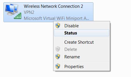 Status Of Wifi Adapter