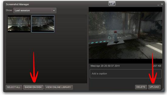 Steam Screenshot Location